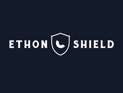 EthonShield branding cyber security cybersecurity defense hacker logo