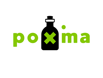 Poxima beverage branding drink logo workout
