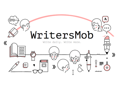 WritersMob hero unit