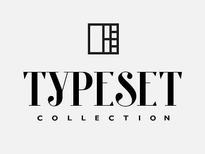 Typeset Collection collection logo typeset