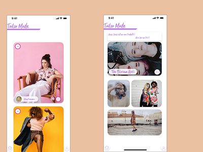 The Fashion Instagram (cont) adobe adobexd adobexduikit design ui ux