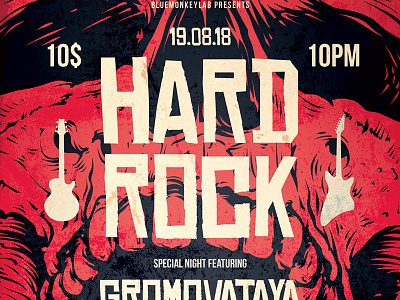 Rock Flyer / Poster 10 flyer gig indie poster psd rock template