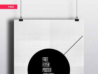 Free Poster Mockup artwork branding design flyer free freebie illustration indie logo mockup music poster print psd rock typography vector vintage