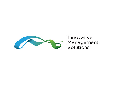 Innovative Management Solutions branding colorful corporate design designer finance gradient i icon identity logo m management mobius monogram path pr ribbon road s