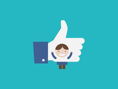 The Human Like Machine character facebook icon illustration like people person thumb