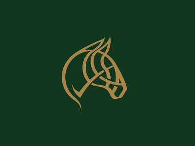 Horse Logo animal calligraphy equestrian equine groom head horse logo polo royal