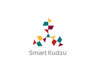 Smart Kudzu abacus abstract accounting branding finance identity kudzu leaf logo plant smart