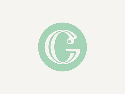 C & G Wedding Monogram c g icon logo monogram type typography wedding