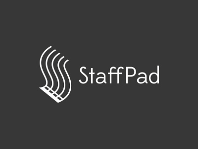 StaffPad Logo app branding drawing icon identity logo microsoft music pen s tablet