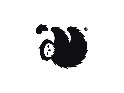 Sloth Logo animal branding identity jungle logo mark negative space sloth symbol