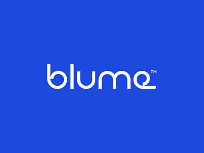 Blume blume branding font icon lettering logo logotype type typographer typography wordmark