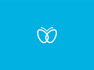 Simple Butterfly Logo butterfly icon logo logo design logo design branding logo design concept