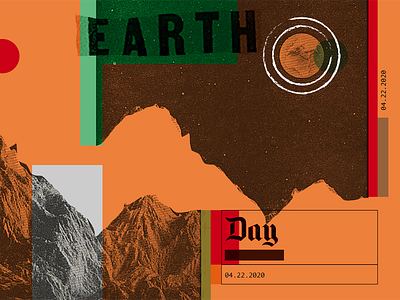 Today Earth art direction collage collage art design graphicdesign illustration typography