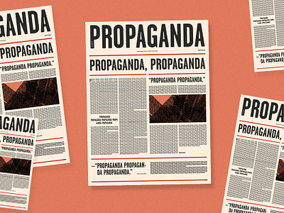 Propaganda Poster art direction graphicdesign poster design propaganga typography