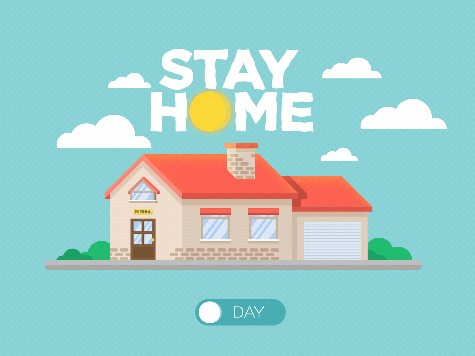 Stay Home 01 aftereffects animation covid19 flat illustration illustrator stayhome vector