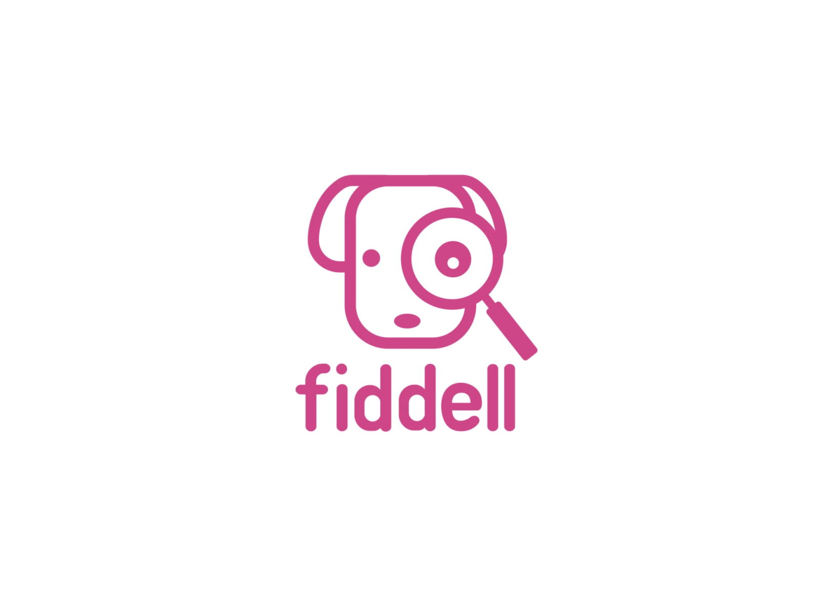 Logo Animation | App Fiddell aftereffects animation app character dog ilustrator logo