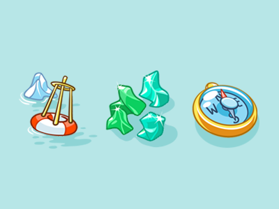 "Polar Pounce" Icon series