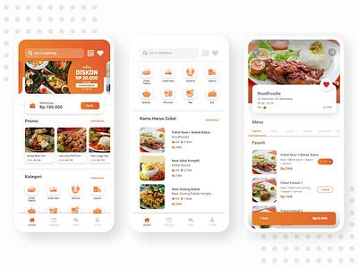 Madhang.id app homepage app delivery app food app mobile app ui user experience user interface ux