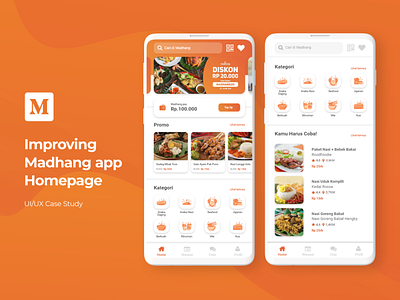 #CaseStudy - Improving Madhang App Homepage