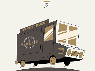 Food truck illustration food truck illustration illustrator logo logotype