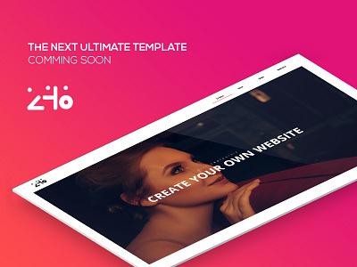 246 Ultimate template Comming soon adobe muse perfect pixel template theme ui ux design webdesign website