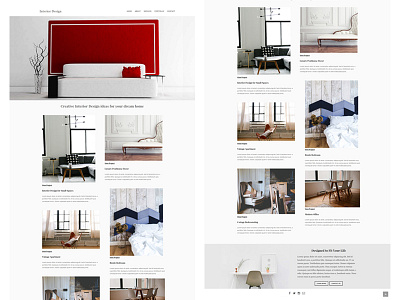 Interior Design design interface interior photos ui web web design website white space