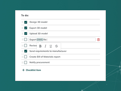 Task Checklist app checklist interface interface design list product design ui ux