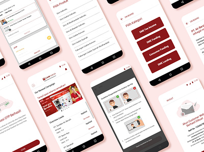 SFT Mobile CIMB NIAGA branding design illustration mobile app ux uxdesign