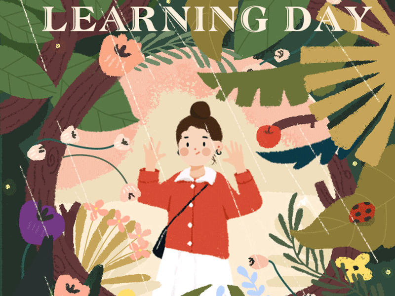 Learing day design illustration ui