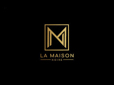 La branding design flat icon logo monogram stylish timeless unique vector