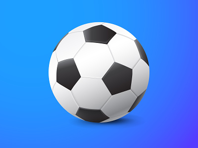 3d Realistic Soccer Ball Vector Clip Art