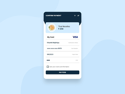 Credit Card Checkout Design #DailyUI #02 dailyui design ui ux