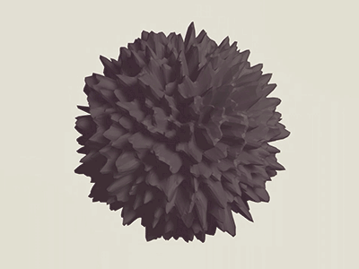 Video [GIF & Video] animation c4d hair low poly planet skull sphere