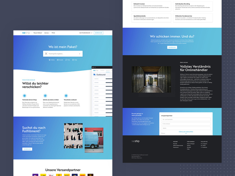 Weship Website By Elias Tinchon On Dribbble