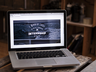 Internship page illustration internship landing page vector