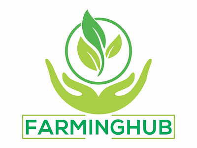 FarmingHub Logo agricultural logo start up logo