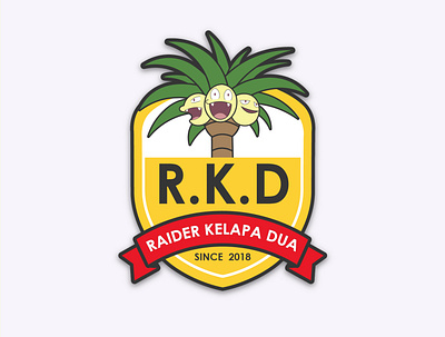 Raider Kelapa Dua - Pokemon Go Community Logo design graphic design logo logo design niantic pokemon pokemon community pokemon go pokemon go logo pokemon logo