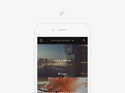 Spotmash - a playlist for a great night out clean flat minimal mobile mobile design ui