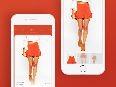 Fashion discovery clean e commerce fashion flat minimal mobile mobile design style ui