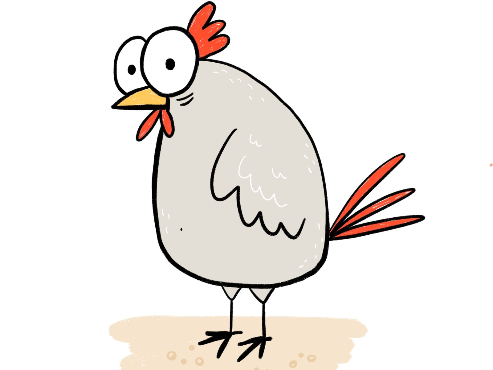 hey, chicken by Lyubov M. on Dribbble