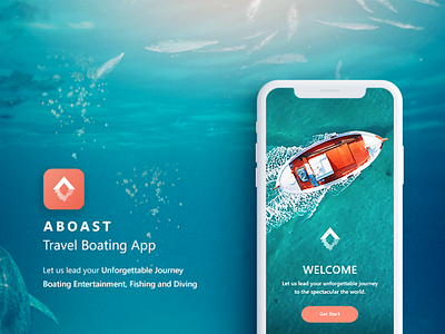 APP Boat - Travel Boating app app design boating rental app sea ui uiux