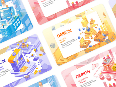 2.5d illustrate practice design illustration ui