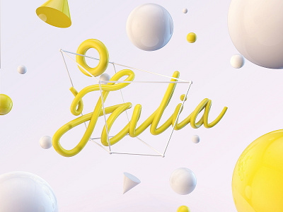 365days practice-007 -My name design illustration