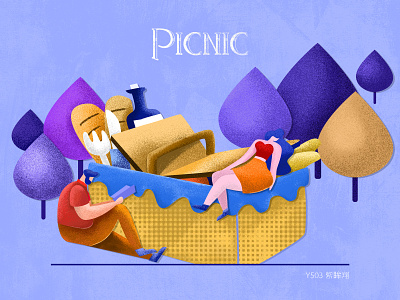 365days practice-015——picnic design illustration ui