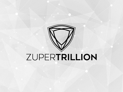 zuper trillion logo branding design flat illustration logo vector