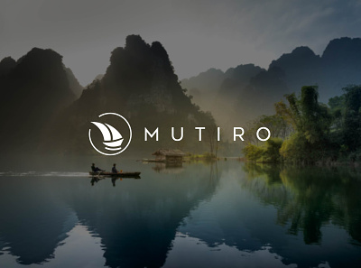 Mutiro LOGO branding design flat illustration logo minimal vector