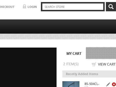 Display Case/Store Shelving E-Commerce Mockup cart e commerce shopping