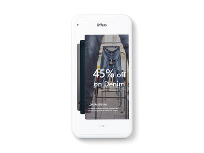 Offers page concept | Mobile app