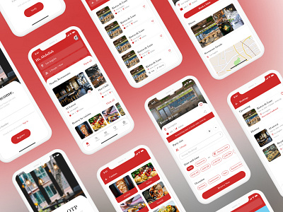 Table Reservation App booking app cafe design figma hotel minimal reservation restaurant ui ux