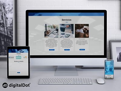 Diseño y desarrollo web Andseed digitalDot branding design logo minimal responsive ui ux vector web website